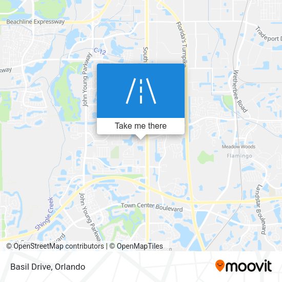 Basil Drive map