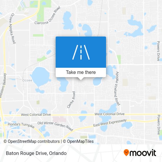 Mapa de Baton Rouge Drive