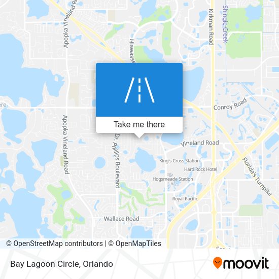 Mapa de Bay Lagoon Circle