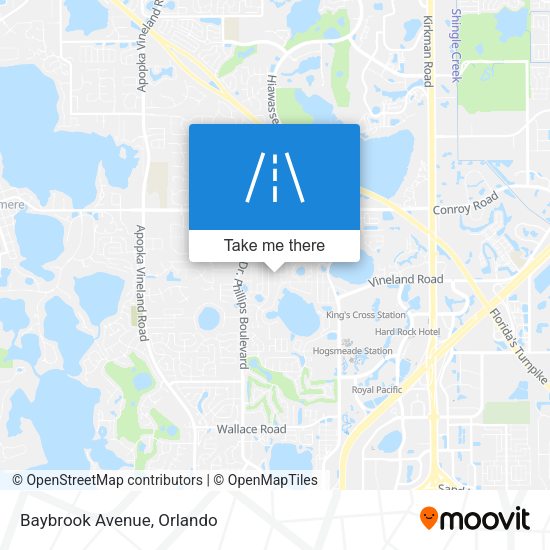 Mapa de Baybrook Avenue