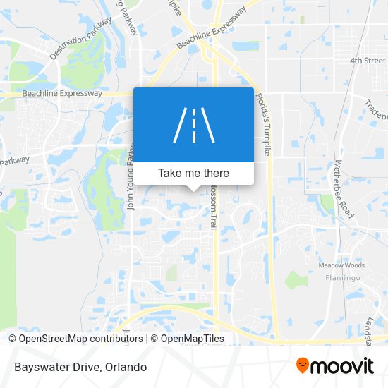Mapa de Bayswater Drive