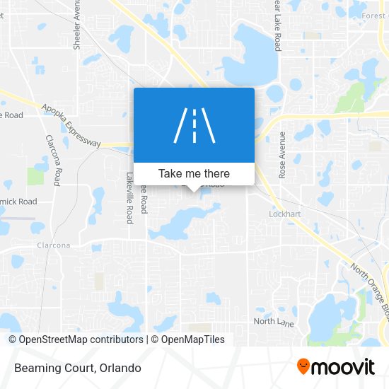Mapa de Beaming Court