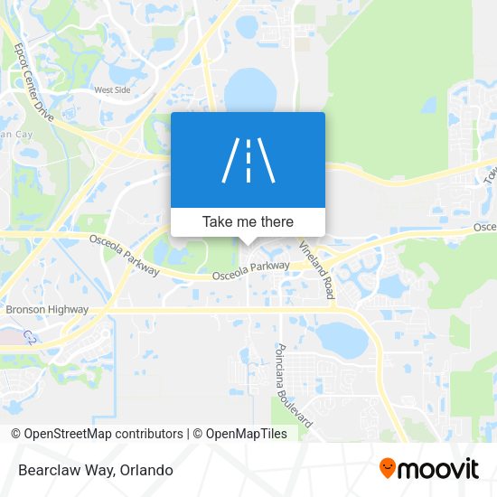 Mapa de Bearclaw Way