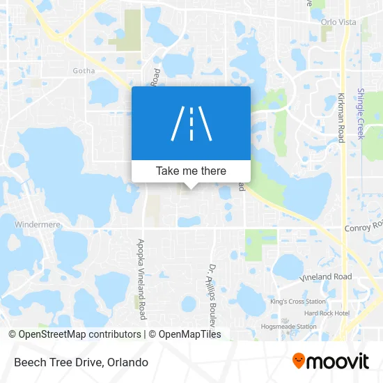 Beech Tree Drive map