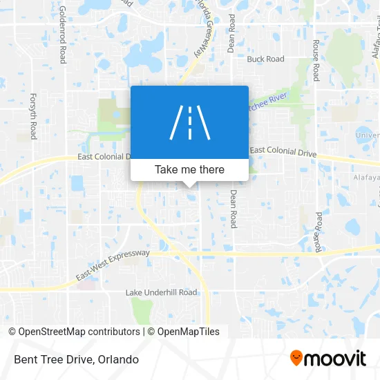 Mapa de Bent Tree Drive