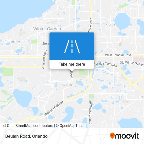 Mapa de Beulah Road