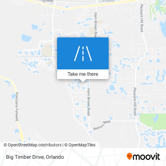 Mapa de Big Timber Drive