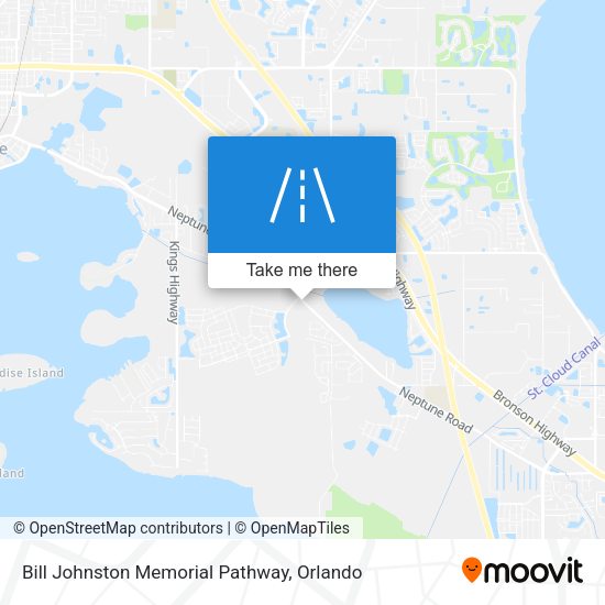 Bill Johnston Memorial Pathway map