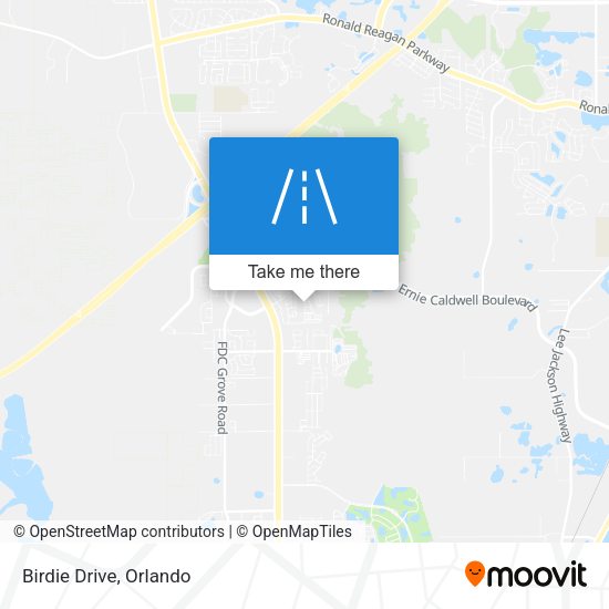 Mapa de Birdie Drive