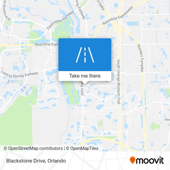 Mapa de Blackstone Drive