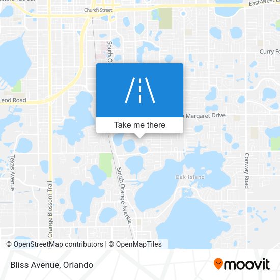 Mapa de Bliss Avenue