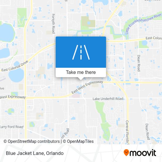 Mapa de Blue Jacket Lane