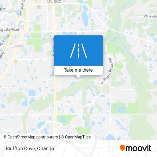 Mapa de Bluffton Cove