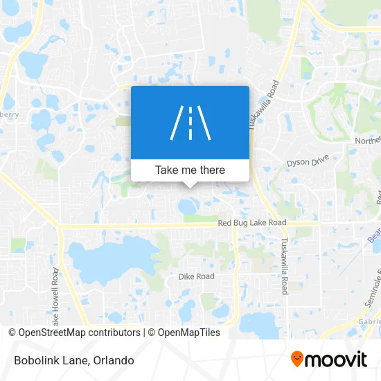 Bobolink Lane map