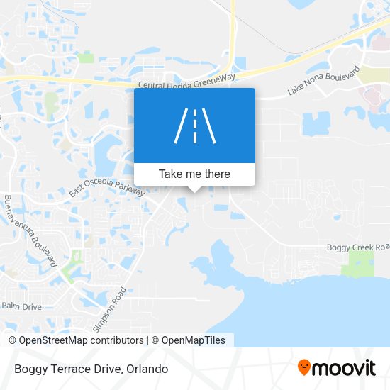 Boggy Terrace Drive map