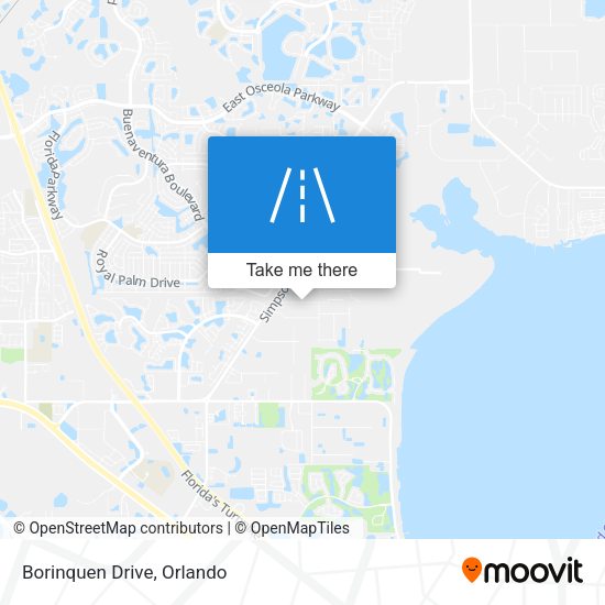 Mapa de Borinquen Drive