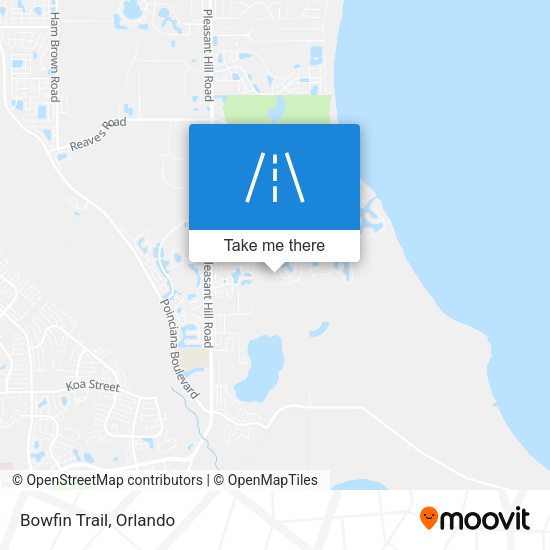 Mapa de Bowfin Trail