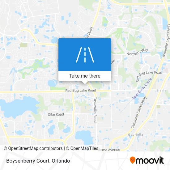 Boysenberry Court map
