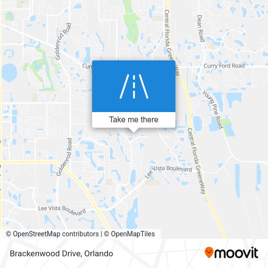Mapa de Brackenwood Drive