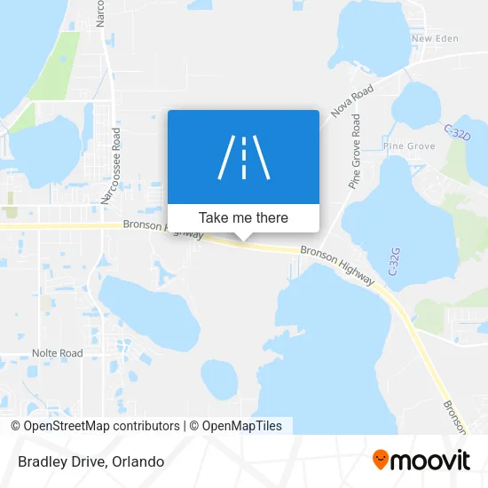 Bradley Drive map