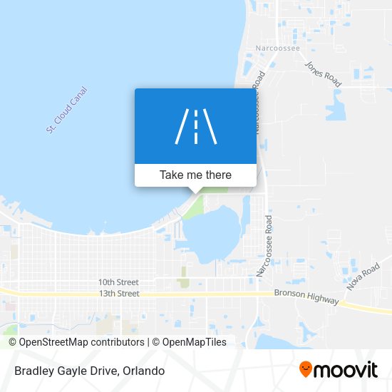 Bradley Gayle Drive map