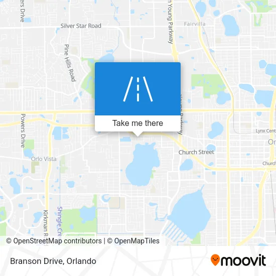 Branson Drive map