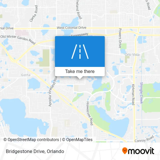 Bridgestone Drive map