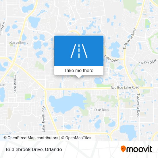 Mapa de Bridlebrook Drive