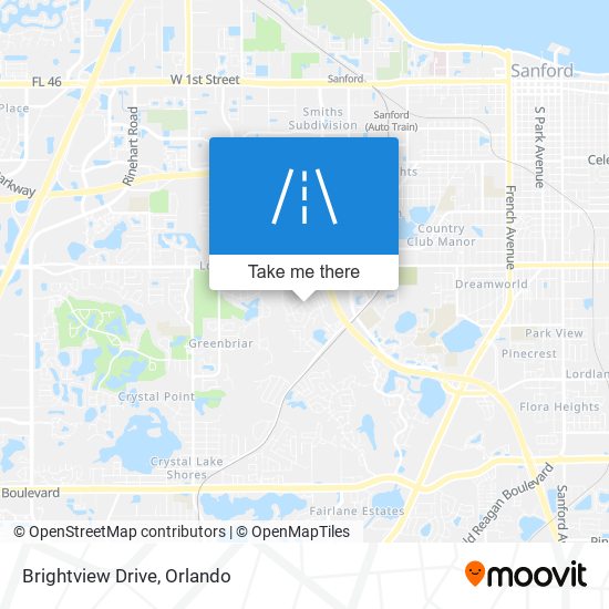 Brightview Drive map