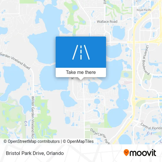 Bristol Park Drive map