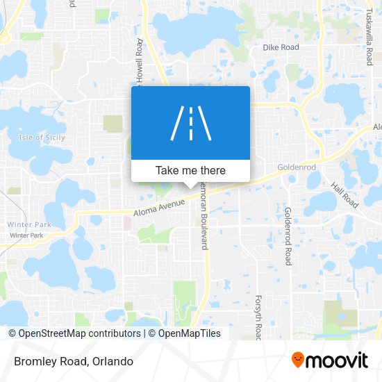 Mapa de Bromley Road