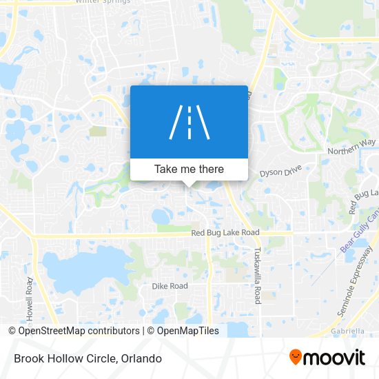 Mapa de Brook Hollow Circle