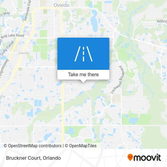 Bruckner Court map