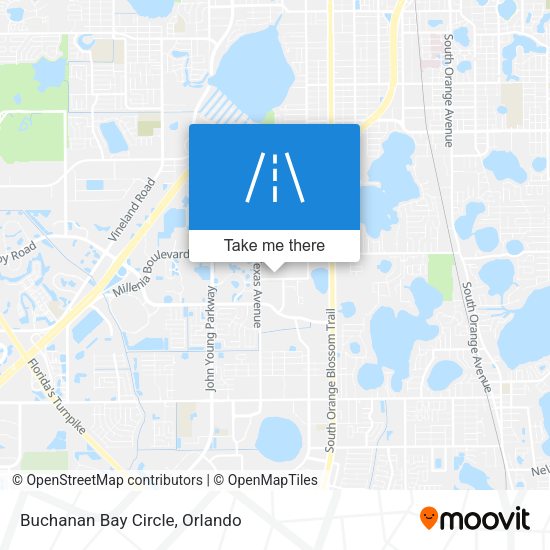 Mapa de Buchanan Bay Circle