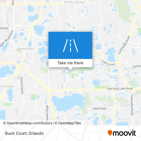 Buck Court map