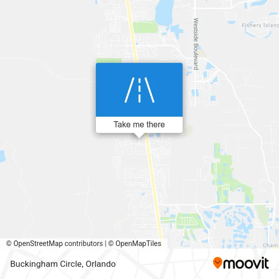Buckingham Circle map