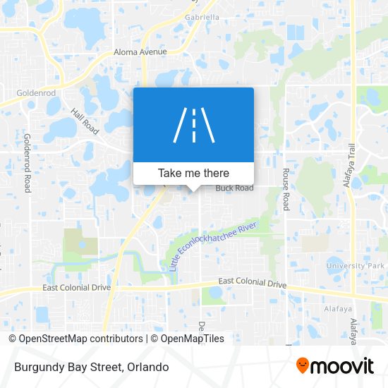 Mapa de Burgundy Bay Street