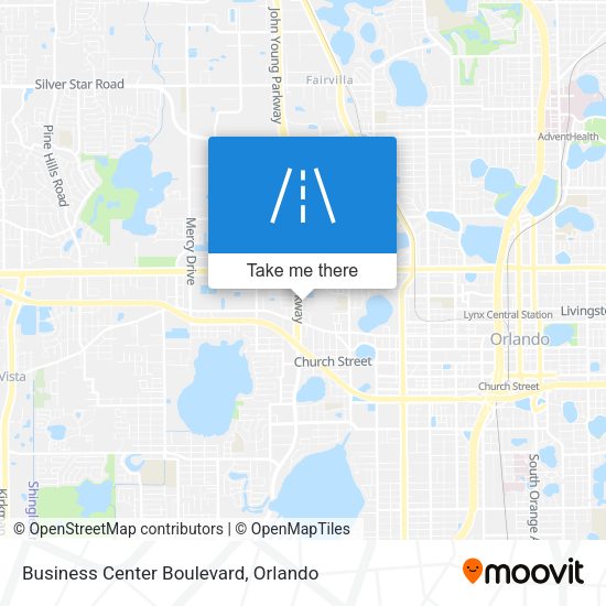 Business Center Boulevard map