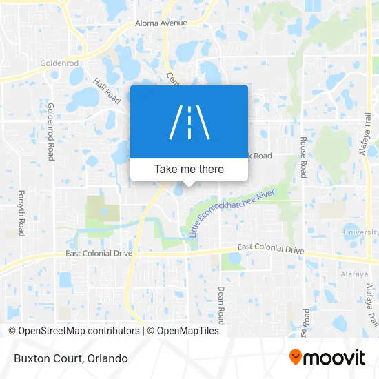 Buxton Court map
