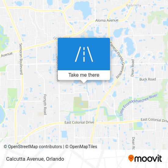 Mapa de Calcutta Avenue