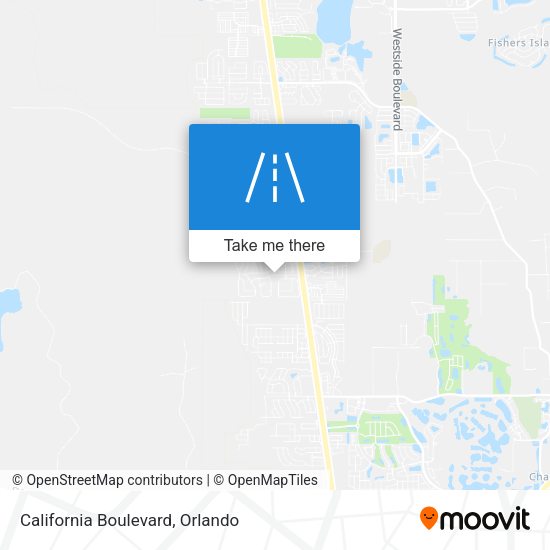 California Boulevard map