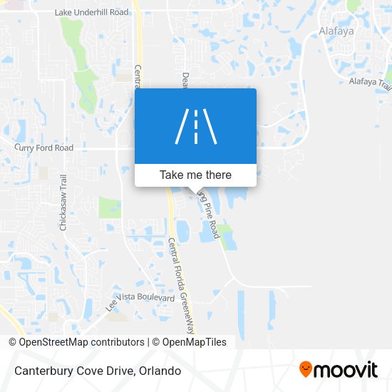 Canterbury Cove Drive map