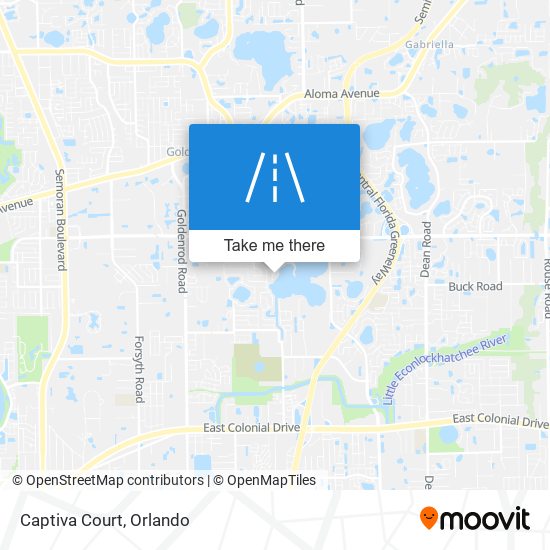 Captiva Court map