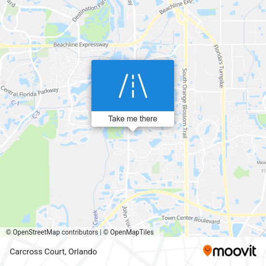 Mapa de Carcross Court