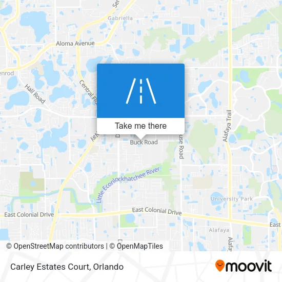 Carley Estates Court map