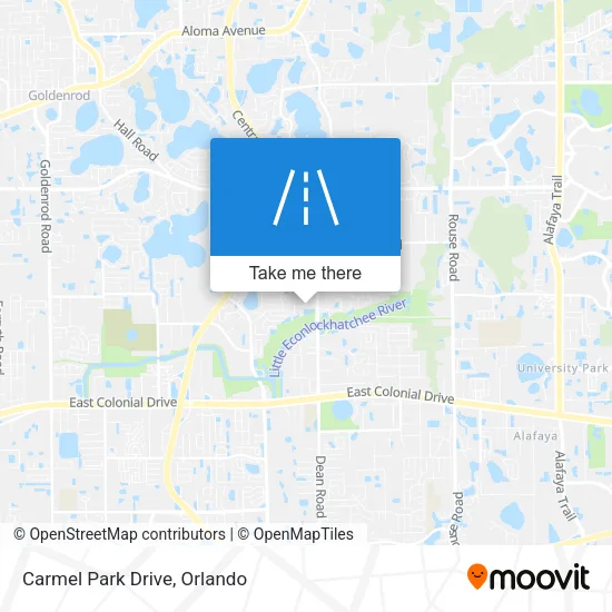 Carmel Park Drive map