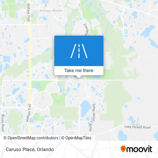 Caruso Place map
