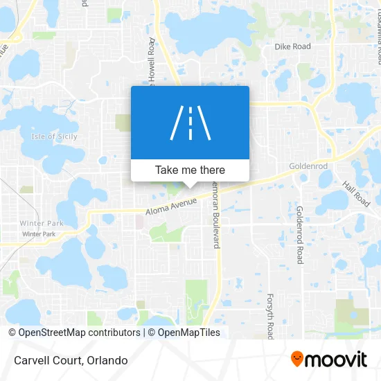 Carvell Court map