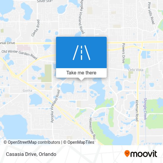 Mapa de Casasia Drive