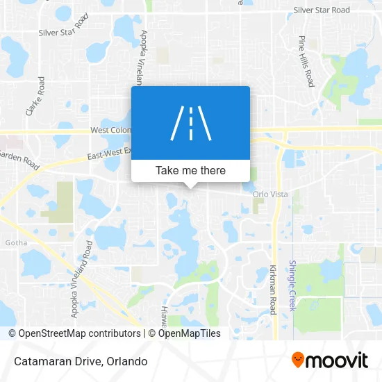 Catamaran Drive map
